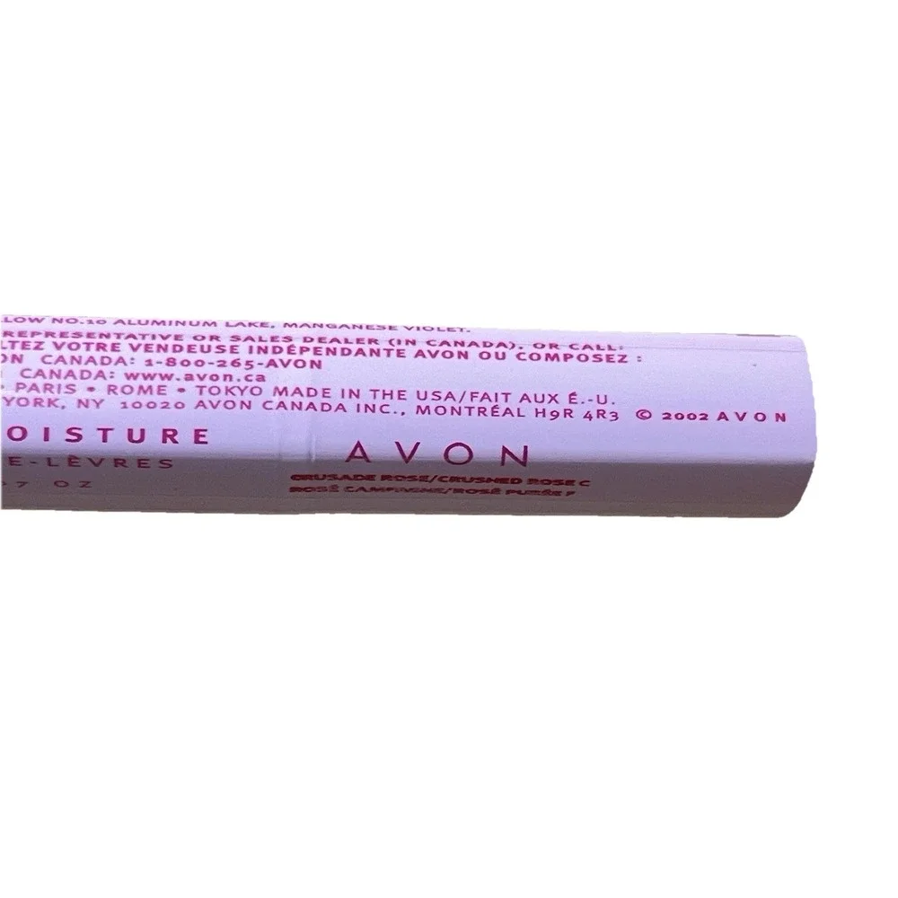 Avon Brilliant Moisture Crusade Rose Lipcolor Lipstick New Factory Sealed Y2K